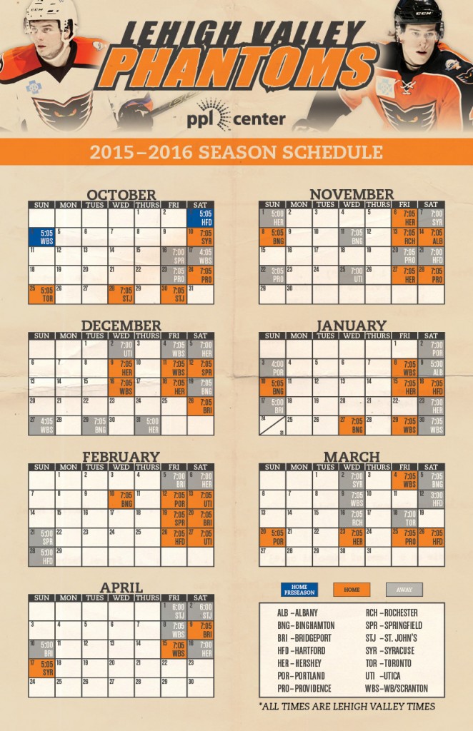 flyers 2015-16 schedule