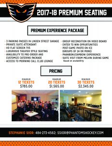 Suite Rental Information