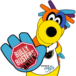 Lehigh Valley Phantoms Bully Busters Unite meLVin Logo