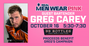 Greg Carey's Real Men Wear Pink Campaign