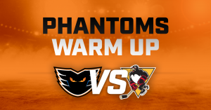 Phantoms Warm Up Home vs Penguins