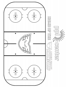 Lehigh Valley Phantoms Ice Rink Coloring Sheet