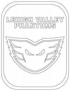 Phantoms logo coloring sheet