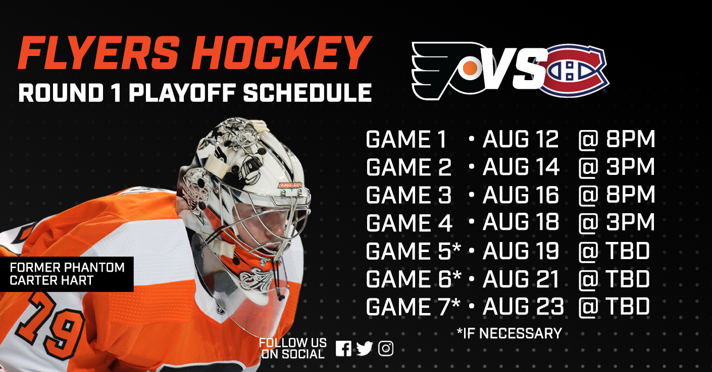 Flyers Begin Round 1 Against Canadiens Tonight