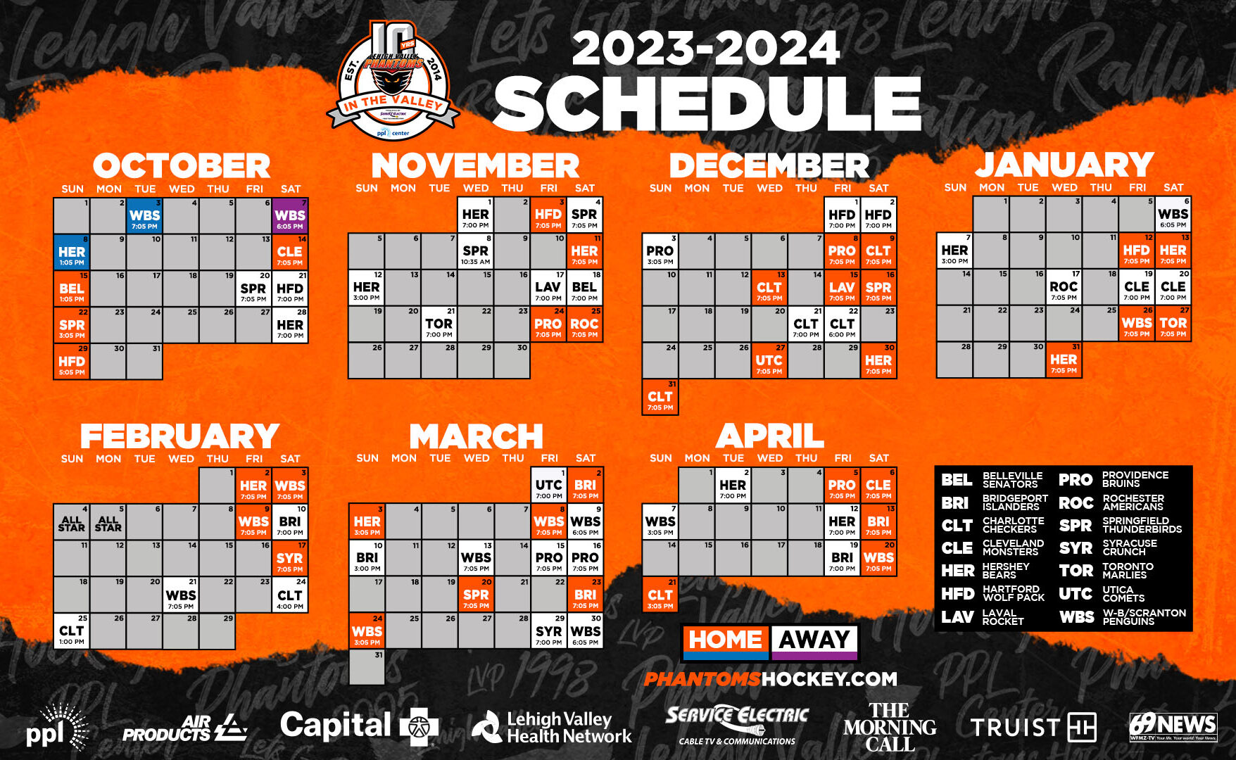 Lehigh Valley Phantoms Home Opener 2022