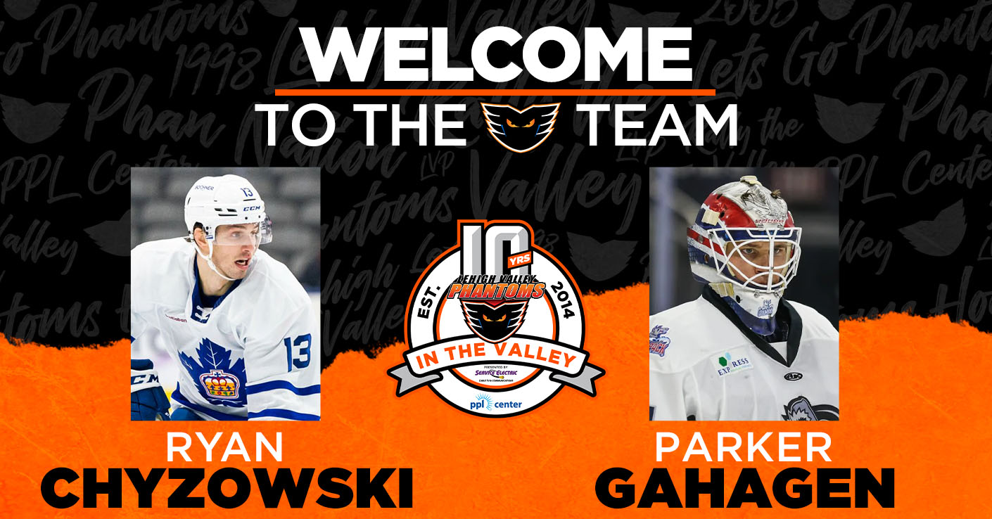 Inked: Ryan Chyzowski and Parker Gahagen - Lehigh Valley Phantoms