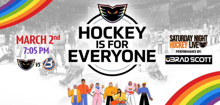 Hockey Is For Everyone Night - March 2, 2024 - Lehigh Valley Phantoms