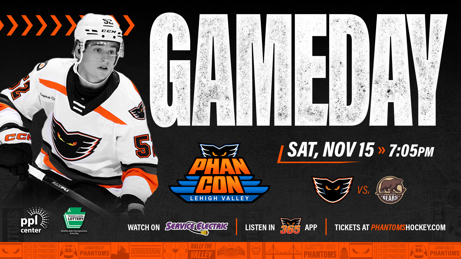 PREVIEW: Phantoms vs. Hershey, Game 14