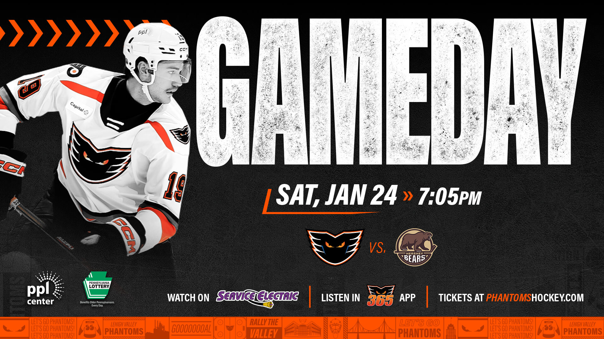 PREVIEW: Phantoms vs. Hershey, Game 40