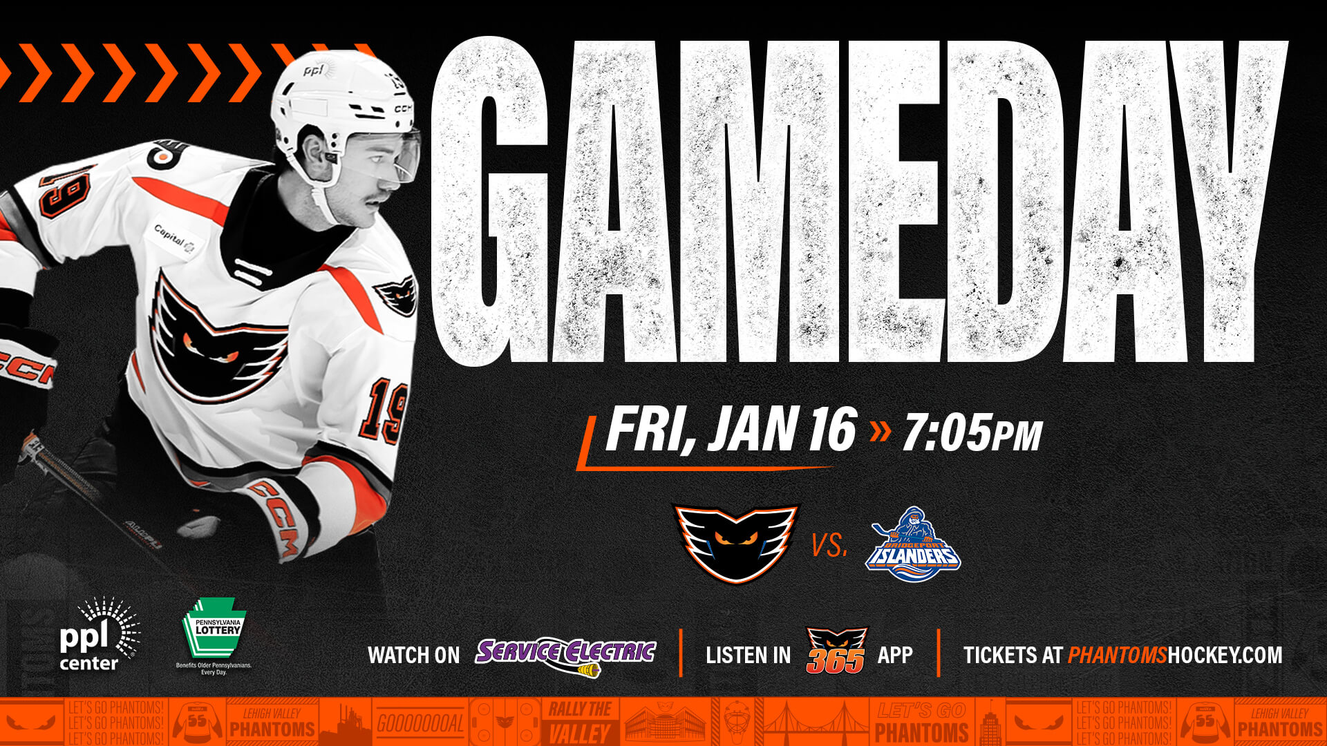 PREVIEW: Phantoms vs. Bridgeport, Game 36