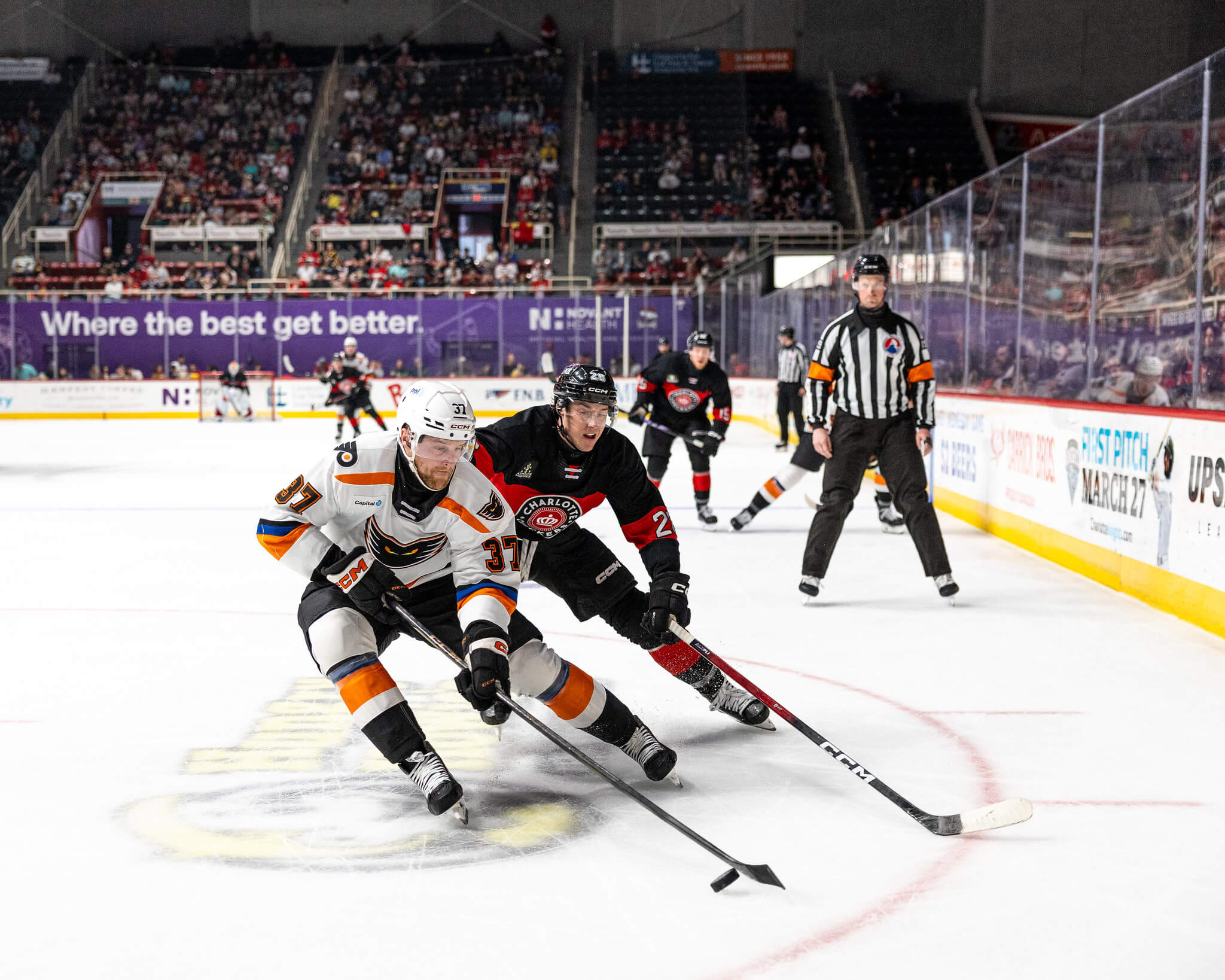 Checked in Charlotte