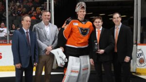 Carson Bjarnason Named Phantoms’ 2025-26 IOA/American Specialty AHL Man of the Year