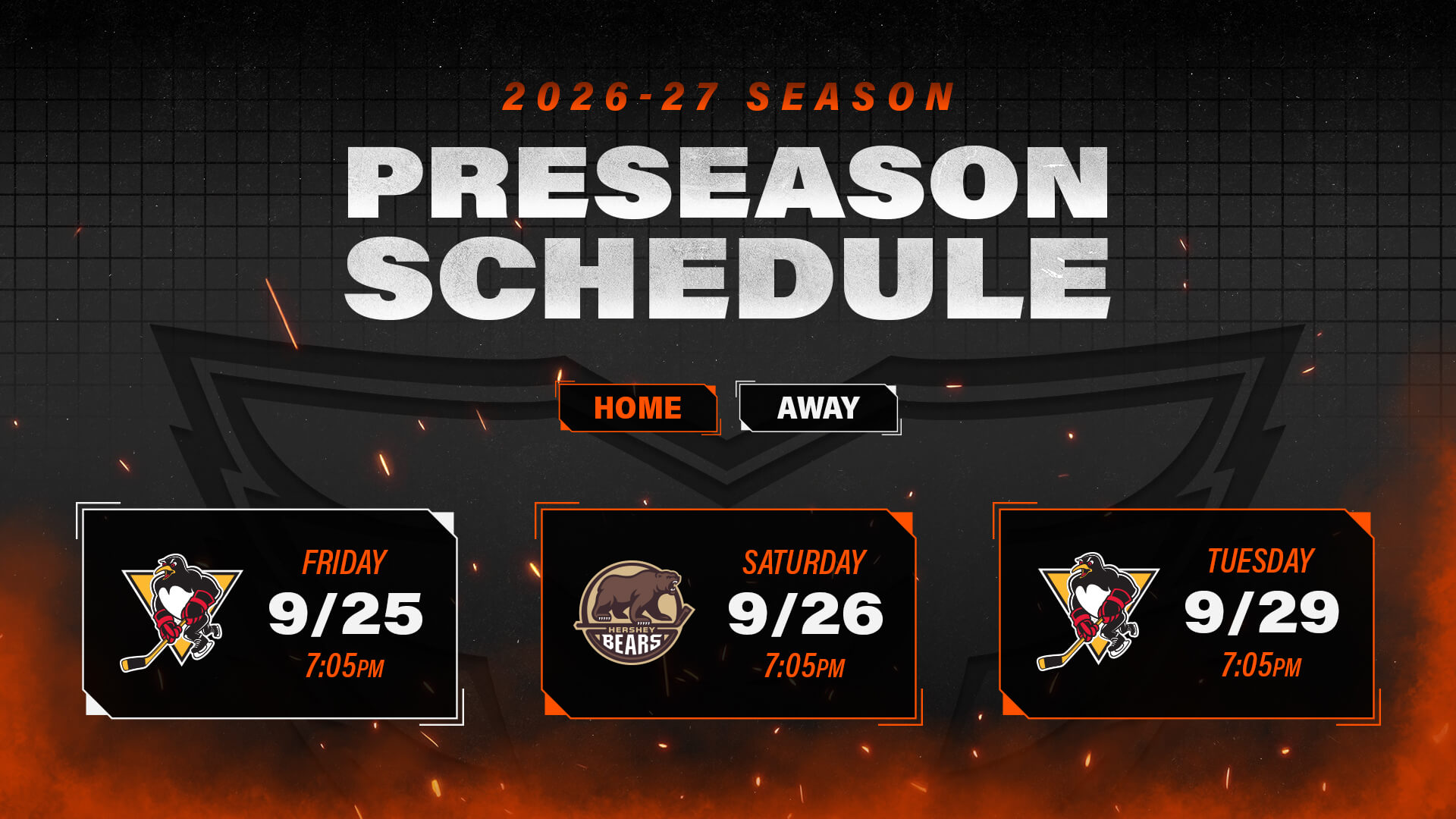 2026 Preseason Schedule Announced
