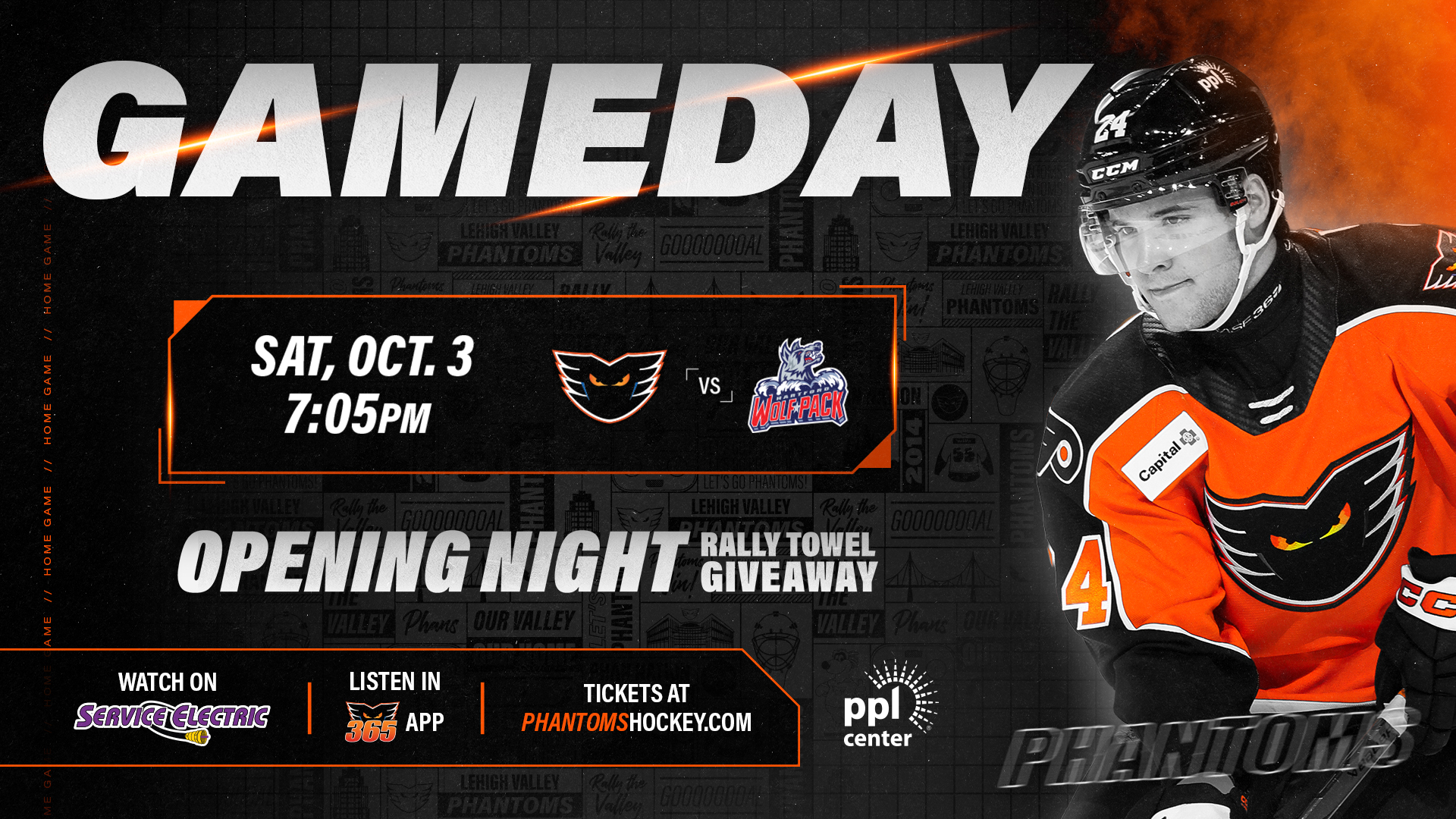 PREVIEW: Phantoms vs. Wolf Pack, Game 1